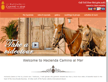 Tablet Screenshot of haciendacaminoalmar.com